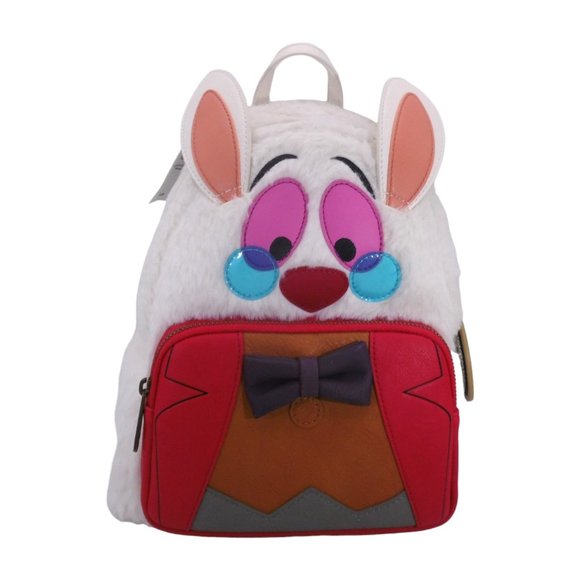Loungefly Disney Alice in Wonderland White Rabbit Mini Backpack - Picture 10 of 10